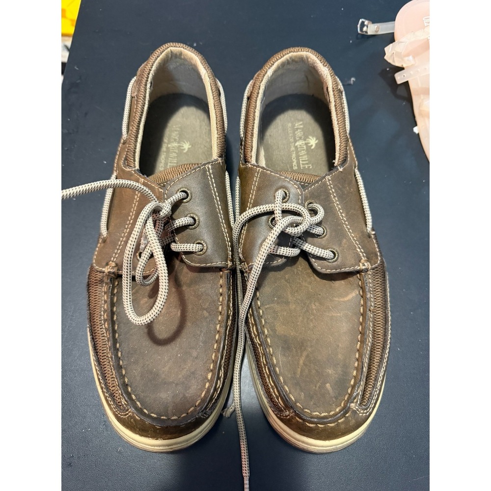 Margaritaville Brown Boat Shoes in 10
